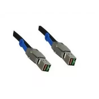 Microconnect SFF8644/SFF8644-200 Serial-Attached-SCSI-(SAS)-kaapeli, 2 m, musta