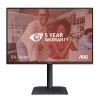 AOC E4 X24E4U -tietokonenäyttö, 61 cm (24 tuumaa), 1920 x 1200 pikseliä, Full HD, LED, musta