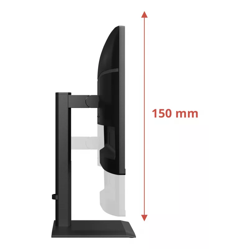 AOC E4 X24E4U -tietokonenäyttö, 61 cm (24 tuumaa), 1920 x 1200 pikseliä, Full HD, LED, musta
