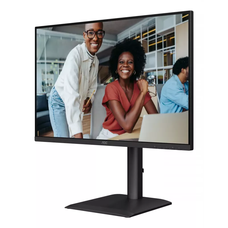AOC E4 X24E4U -tietokonenäyttö, 61 cm (24 tuumaa), 1920 x 1200 pikseliä, Full HD, LED, musta