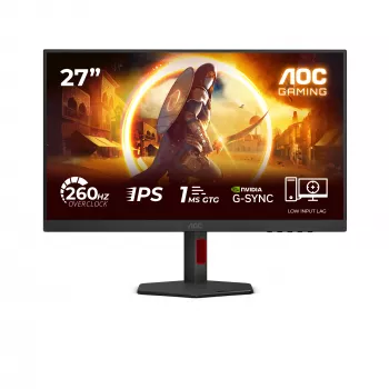 AOC G4 27G4ZR -tietokonenäyttö, 68,6 cm (27 tuumaa), 1920 x 1080 pikseliä, Full HD, LED, musta, punainen