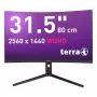 TERRA 3285W -tietokonenäyttö, 80 cm (31,5 tuumaa), 2560 x 1440 pikseliä, Wide Quad HD, LCD, musta