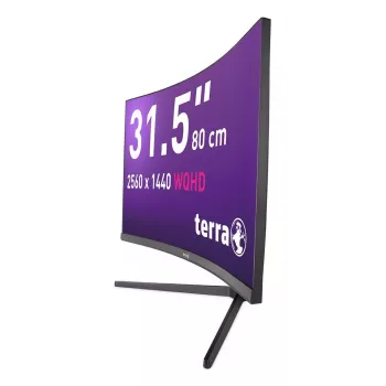 TERRA 3285W -tietokonenäyttö, 80 cm (31,5 tuumaa), 2560 x 1440 pikseliä, Wide Quad HD, LCD, musta