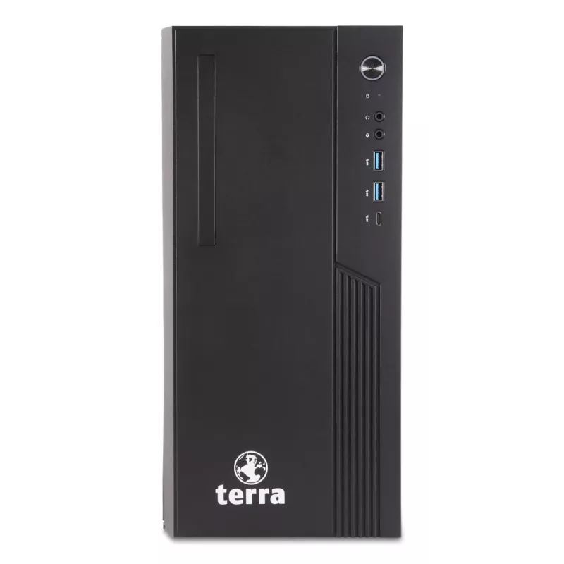 TERRA EU1000134 PC Intel® Core™ i3 i3-12100 8 GB DDR5-SDRAM 500 GB SSD Windows 11 Pro Micro Tower musta
