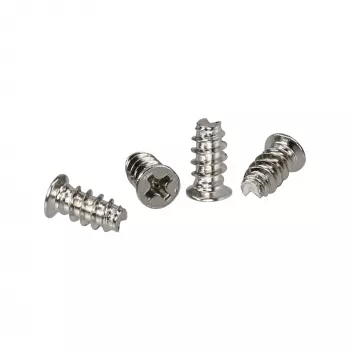 Tuuletinruuvi InLine 5,0×10,0 mm nikkelöity, 4 kpl:n pakkaus