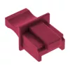 InLine pölysuojus RJ45-liittimelle, tummanpunainen, 10 kpl
