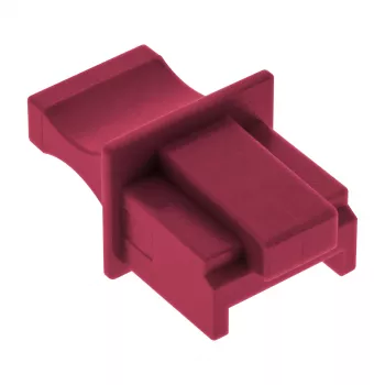 InLine pölysuojus RJ45-liittimelle, tummanpunainen, 10 kpl