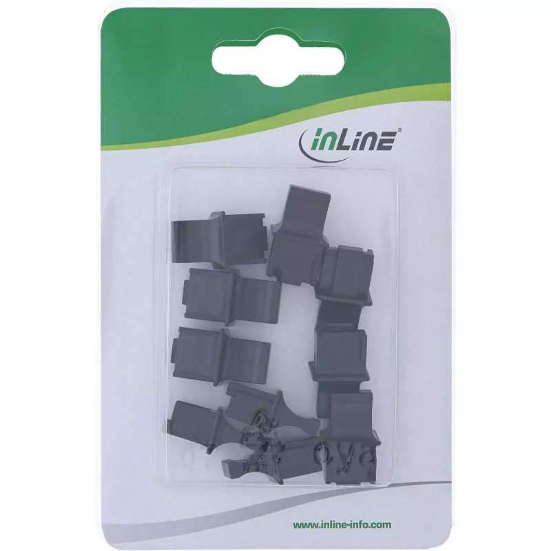 Pölysuojus RJ45-liittimelle InLine 59942C musta 10 kpl