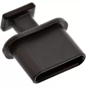 Pölynsuojatulppa USB-C-liittimelle InLine 59948M musta 50 kpl