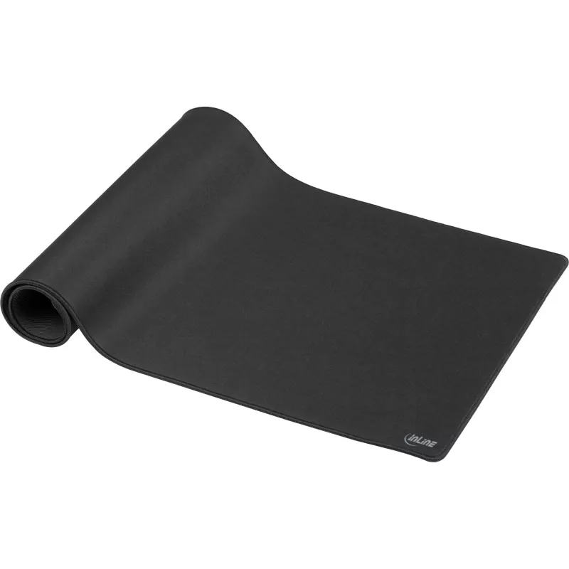 Työpöytäalusta InLine hiirimatto XL, tekstiilipinta, musta, 900×400×2 mm