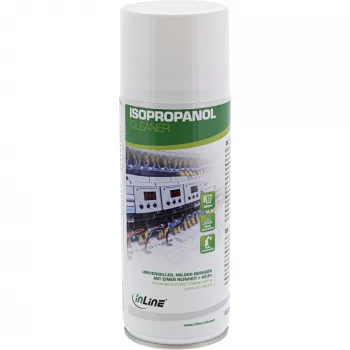 InLine isopropanoli, yleinen mieto puhdistusaine, puhtaus > 99,9 %, 400 ml