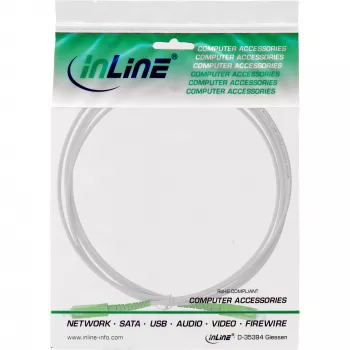 InLine kuitu-simplexkaapeli FTTH SC/APC 8° – SC/APC 8° 9/125µm OS2 25 m