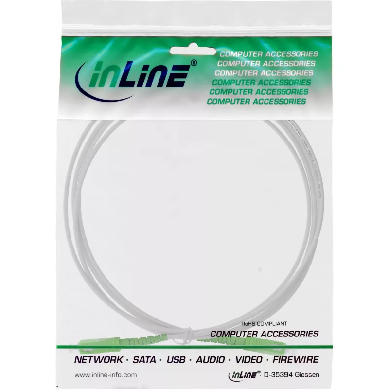 InLine kuitu-simplexkaapeli, FTTH, SC/APC8° – SC/APC8° 9/125µm OS2 50 m