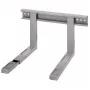 Xavax 00110931 yleinen mikroaaltouunin seinäteline, hopea