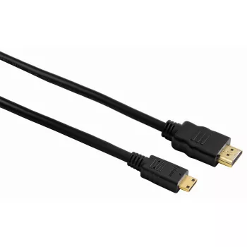 Hama HDMI 2m HDMI-kaapeli HDMI Type-A (standardi) HDMI Type-C (Mini) musta