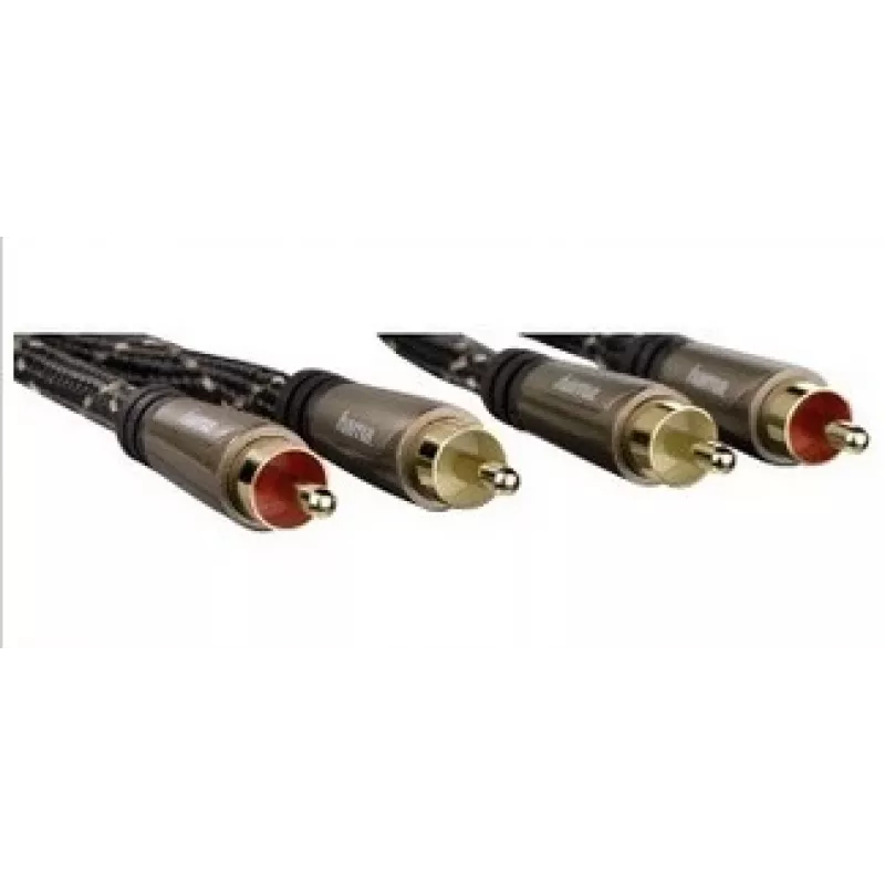 Hama 122292 audiokaapeli 1,5 m 2 x RCA musta