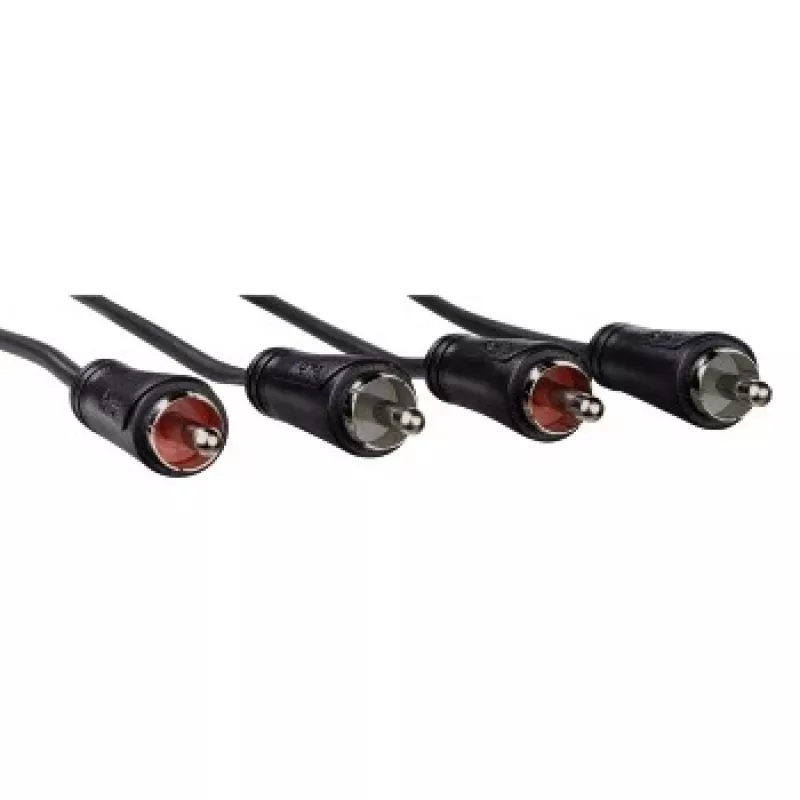 Hama RCA stereo audiokaapeli 1,5 m 2 x RCA musta