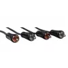 Hama 00122273 audiokaapeli 3 m 2 x RCA musta