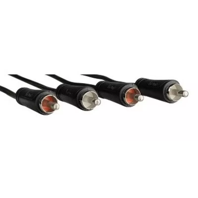 Hama 00122329 audiokaapeli 2,5 m 2 x RCA musta