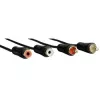 Hama 00122286 audiokaapeli 3 m 2 x RCA musta