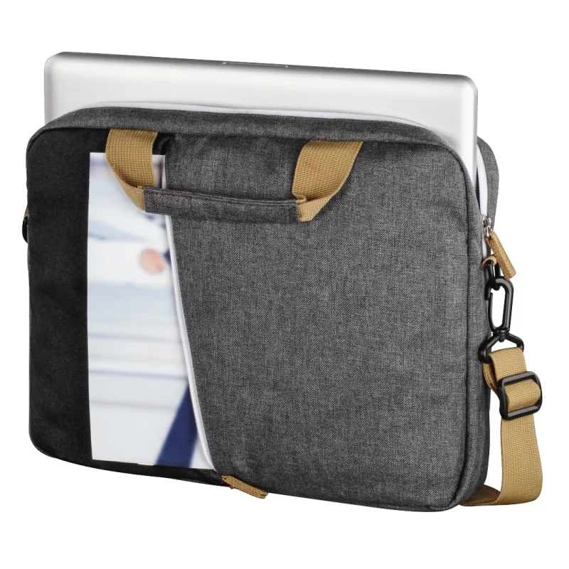 Hama Florence 35,8 cm (14,1 inch) messenger-laukku musta, harmaa