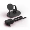 Hama MagCharge Multi headset, älypuhelin, kello musta AC langaton lataus pikalataus sisäkäyttöön