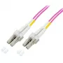 Techly LC/LC monimuotokuitukaapeli 50/125 OM4 20m ILWL D5-LCLC-200/OM4