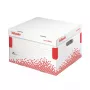Esselte arkistolaatikko Speedbox FSC® Medium, punainen, valkoinen, 430 g, 325 x 367 x 263 mm