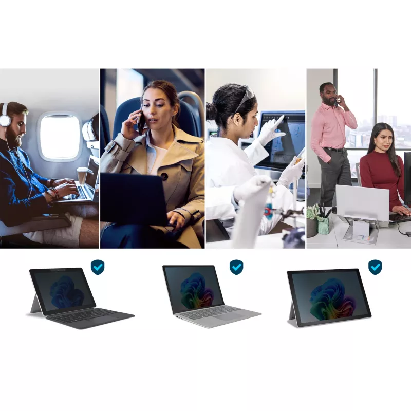 Kensington näkösuojakalvo – 2-suuntaisesti irrotettava Microsoft Surface Pro 2017