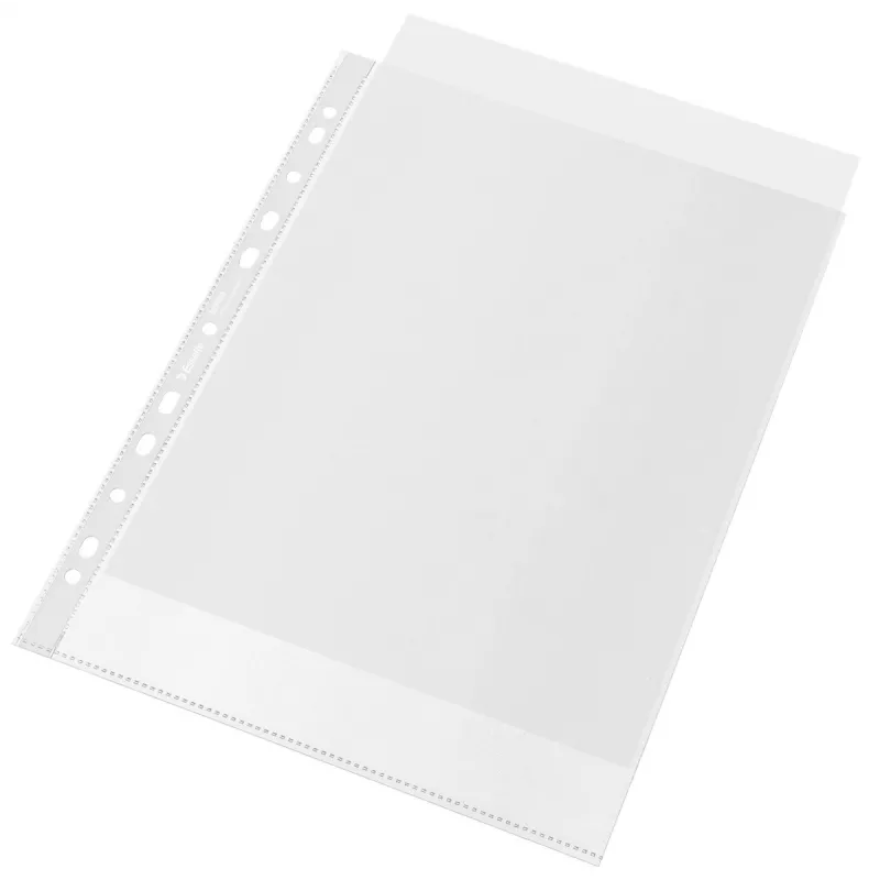 Esselte Recycle Pocket A4, 210 x 297 mm (A4), läpinäkyvä, polypropeeni (PP), matta, yläpuoli, 0,07 mm