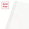 Esselte Recycle Pocket A5, 150 x 210 mm (A5), läpinäkyvä, polypropeeni (PP), vaaka-/pystyasento, yläpuoli, 0,07 mm