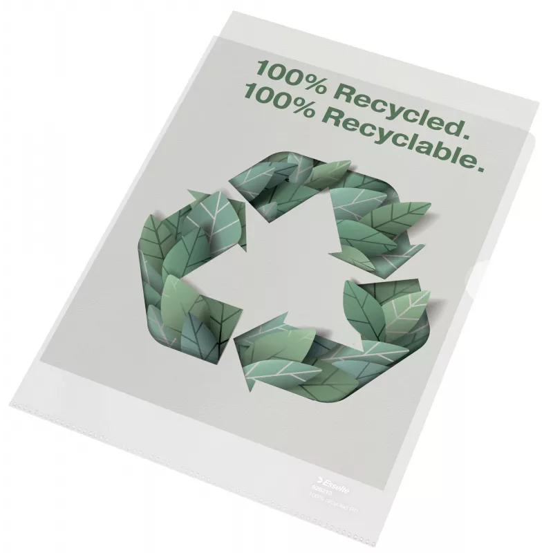 Esselte Recycle Folder A4, projektikansio, A4, polypropeeni (PP), läpinäkyvä, pystyasento, 220 mm