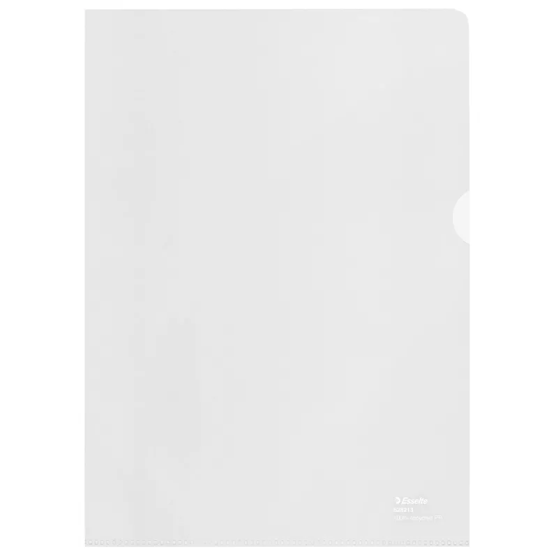 Esselte Recycle Folder A4, projektikansio, A4, polypropeeni (PP), läpinäkyvä, pystyasento, 220 mm