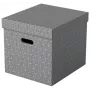 Esselte Home Storage Box Cube, 3 kpl:n pakkaus, kartonki, harmaa, 320 mm, 315 mm, 365 mm, 850 g