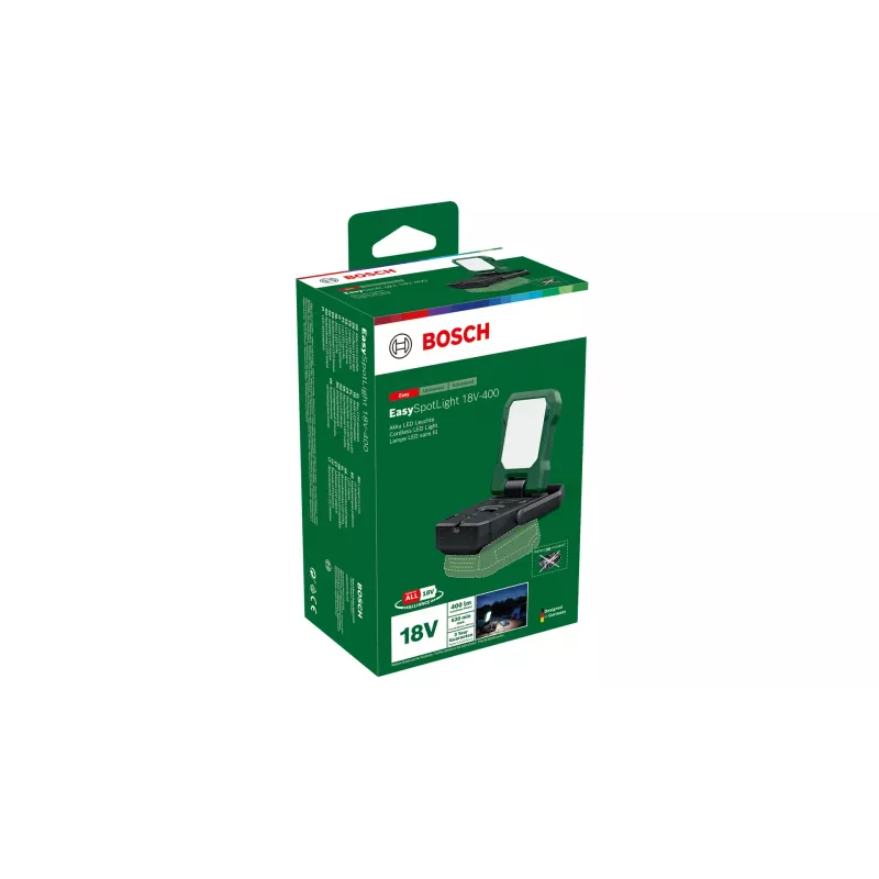 Bosch EasySpotLight 18V-400 musta, vihreä yleis-taskulamppu LED
