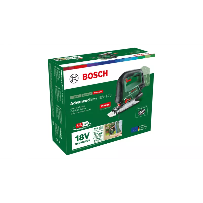 Bosch AdvancedSaw 18V akku-pistosaha 3000 iskua/min 1,9 kg