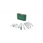Bosch 1600A02Z9G 1/2 + 1/4 räikkä- ja hylsysarja, 56 kpl, vihreä