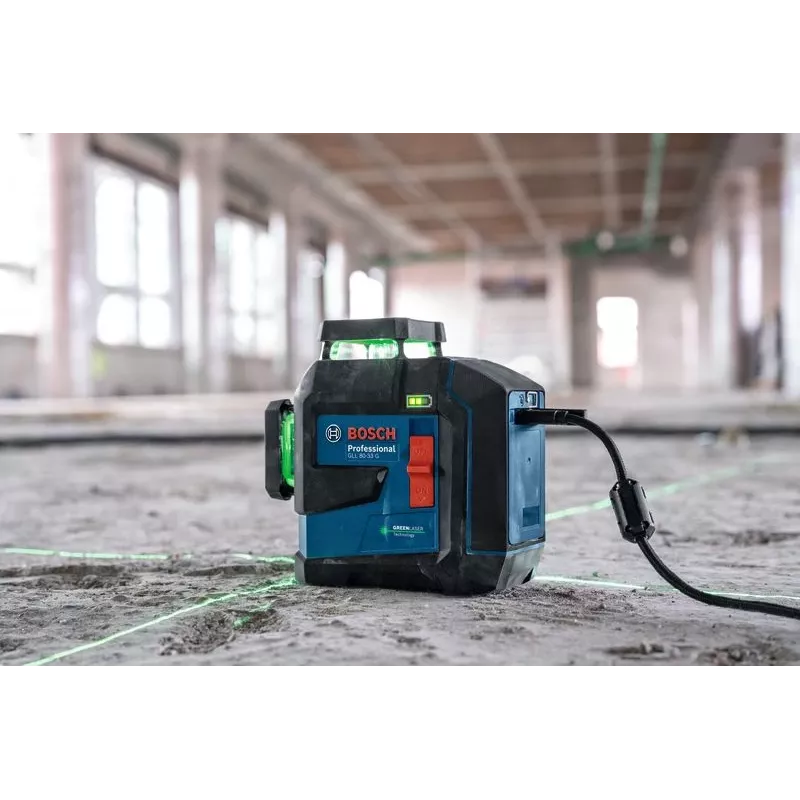 Bosch GLL 80-33 G linjalaser 30 m 500-540 nm (< 10mW)