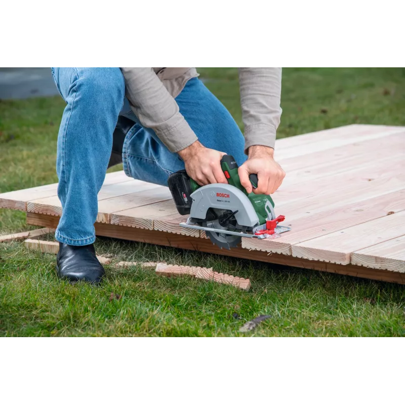 Bosch EasyCirc 18V-48 (runko, pahvipakkaus), puu, vihreä, 25 cm, 4200 kierr./min, 9 cm, 2 cm