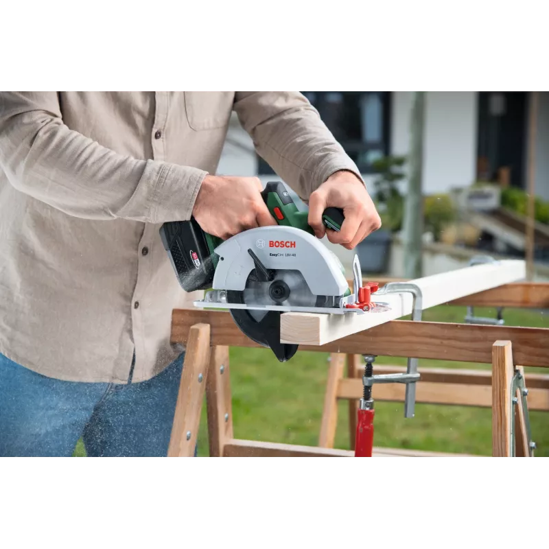 Bosch EasyCirc 18V-48 (runko, pahvipakkaus), puu, vihreä, 25 cm, 4200 kierr./min, 9 cm, 2 cm