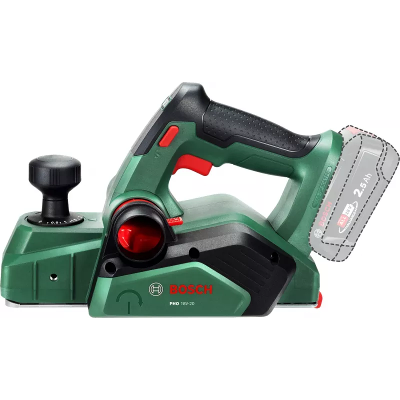 Bosch PHO 18V-20 (runko, pahvipakkaus), vihreä, 2 mm, akku, 18 V, 171 mm, 291 mm