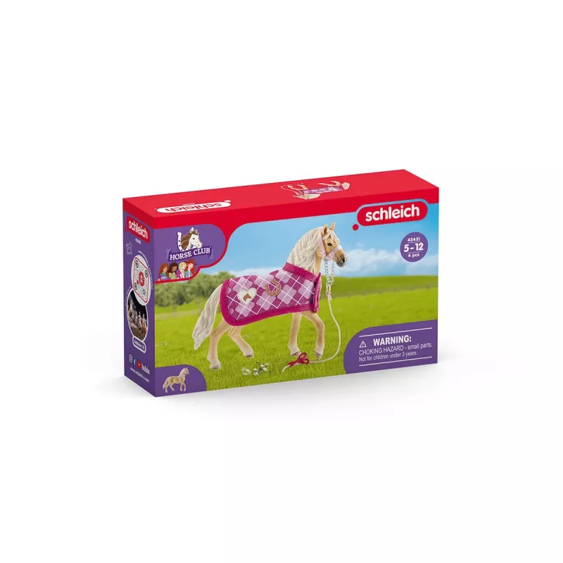 schleich HORSE CLUB Sofian muotiluomus, hevoset, 5 vuotta, ruskea, pinkki