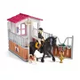 schleich HORSE CLUB hevoskuljetus Tori & Princess, hevostalli, hevoset, 5 vuotta, monivärinen, muovi