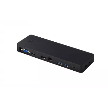 Fujitsu S26391-F1667-L100 kannettavan telakointiasema/porttireplikaattori johdollinen USB 3.2 Gen 1 (3.1 Gen 1) Type-C musta