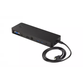 Fujitsu S26391-F1667-L100 kannettavan telakointiasema/porttireplikaattori johdollinen USB 3.2 Gen 1 (3.1 Gen 1) Type-C musta