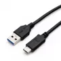 Fujitsu S26391-F1667-L110 USB-kaapeli USB 3.2 Gen 1 (3.1 Gen 1) USB A USB C musta