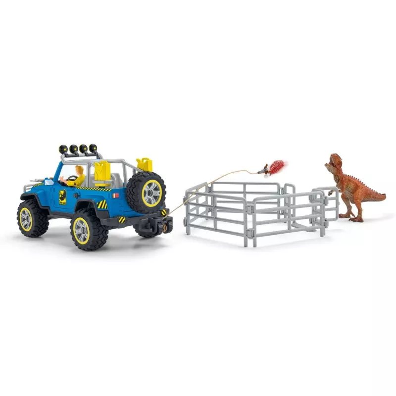 schleich Dinosaurs maastoauto ja dinojen etuvartioasema