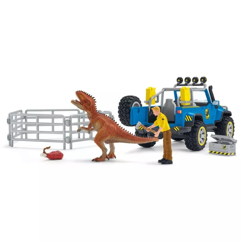 schleich Dinosaurs maastoauto ja dinojen etuvartioasema
