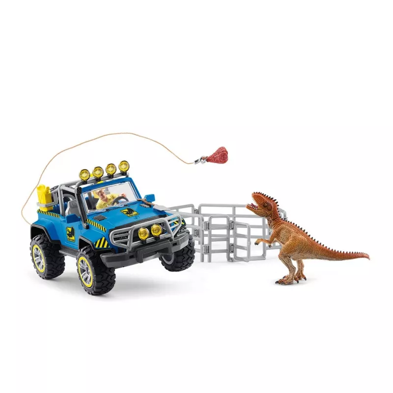 schleich Dinosaurs maastoauto ja dinojen etuvartioasema