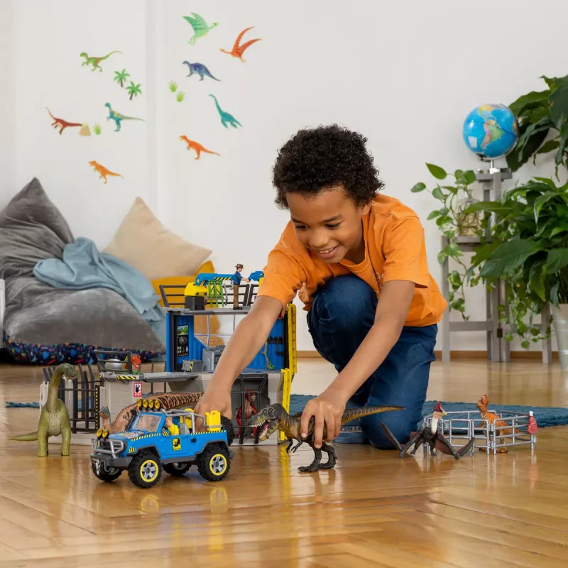 schleich Dinosaurs maastoauto ja dinojen etuvartioasema